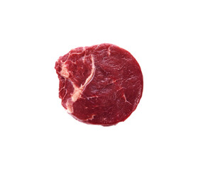 Beef tenderloin on white background