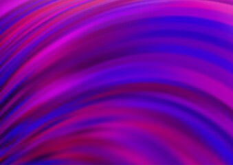 Obraz premium Light Purple vector template with bent ribbons.