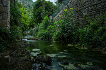 Sainte Eminie village, Lozère, Occitanie, France