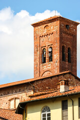 Fototapeta premium Lucca, Italy. Beautiful architecture of Lucca city center.
