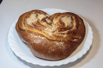 Fresh baked sweet anise roll.