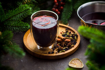 Christmas tastes and flavours served in one glass