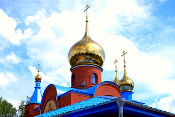 golden domes of the russian orthodox church