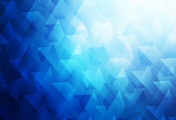 Fototapeta premium Dark BLUE vector pattern in square style.