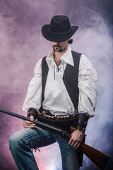 Wild West cowboy. The character