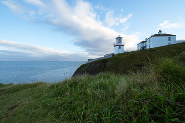 Fototapeta na wymiar Whitehead Lighthouse, Northern Ireland, UK