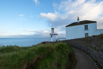 Fototapeta na wymiar Whitehead Lighthouse, Northern Ireland, UK
