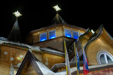 Fototapeta na wymiar Ded Moroz Residence in Veliky Ustyug — House of Russian Santa Claus