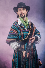 Obraz premium Wild West cowboy. The character