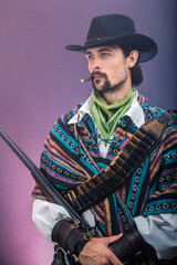 Wild West cowboy. The character