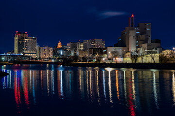 Downtown Rochester at Night