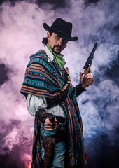 Wild West cowboy. The character