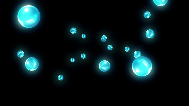 sphere polygon explode light particle animation