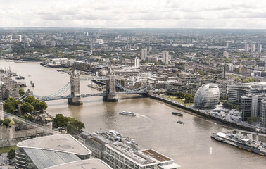Aerial view, London