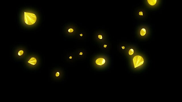 triangle polygon explode light particle animation