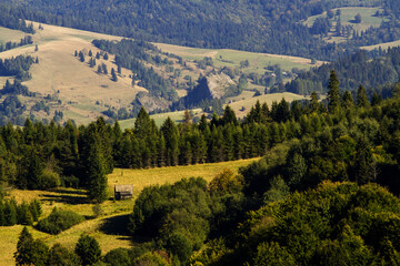 landscape with mountains