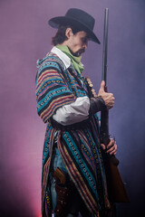 Fototapeta premium Wild West cowboy. The character