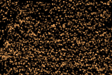 Bokeh christmas lights overlay on black background for graphic editors