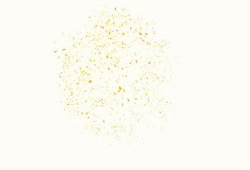 Light Orange vector doodle texture with leaves.