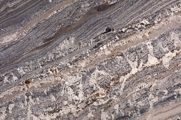 Selbstklebende Fototapeten Alaska Extra - natürliche polierte Granitsteinplatte, Textur für perfektes Interieur, Hintergrund oder anderes Designprojekt. © Dmytro Synelnychenko