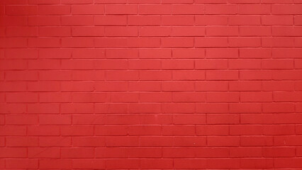 Tiled red brick wall