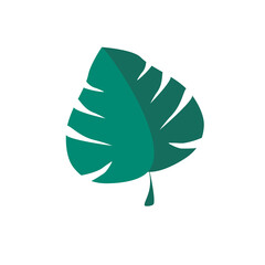 Palm Leaf flat icon. Color simple element from summer tourism collection. Creative Palm Leaf icon for web design, templates, infographics and more