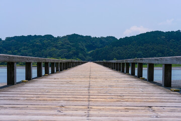 Fototapeta premium 静岡県の蓬莱橋