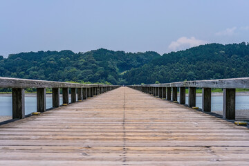 静岡県の蓬莱橋