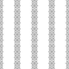 Seamless pattern in black and white stripes. Vector illustration
