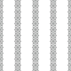 Seamless pattern in black and white stripes. Vector illustration