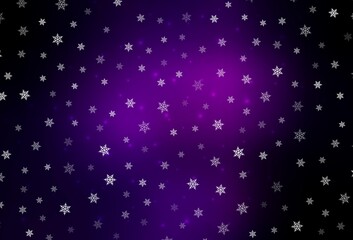 Dark Purple vector texture in birthday style.