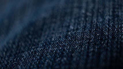 Blue Jeans Texture Close Up Macro
