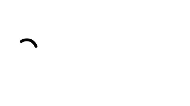 Cheerio Handwritten Text Animation in Various Sans-Serif Fonts and Weights