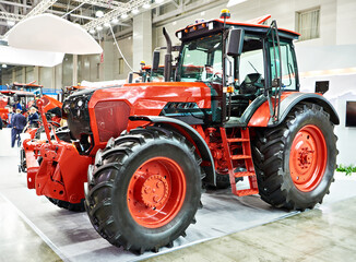 Exhibition of agricultural tractors