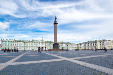 Fototapeta na wymiar The Winter Palace in Saint-Petersburg, Russia