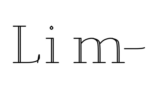 Lime Animated Handwriting Text in Serif Fonts and Weights