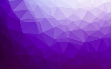 Light Purple vector polygonal background.