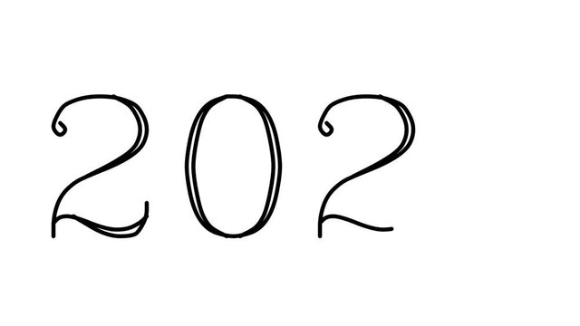 2022 Animated Handwriting Text in Serif Fonts and Weights
