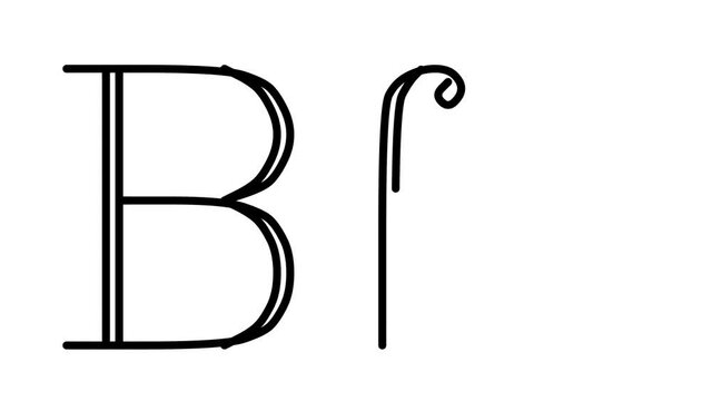 Bff Animated Handwriting Text in Serif Fonts and Weights