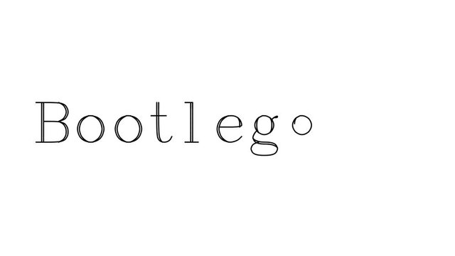 Bootlegging Animated Handwriting Text in Serif Fonts and Weights