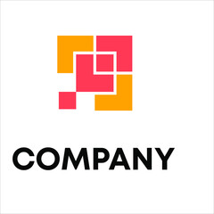 Obraz premium pixel logo