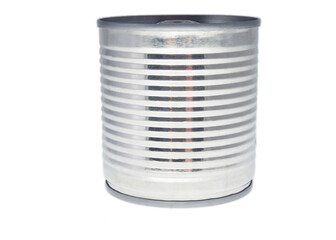 Still life of canned food in different types of cans