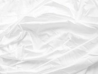 white fabric texture abstract background ,wavy fabric silk.