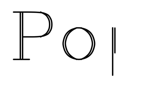 Pop Animated Handwriting Text in Serif Fonts and Weights