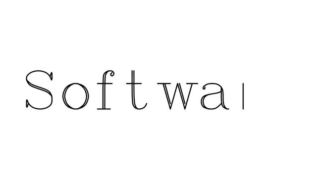 Software Animated Handwriting Text in Serif Fonts and Weights