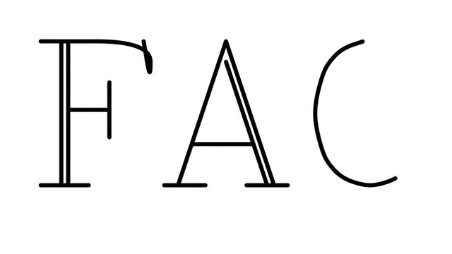 FAQ Animated Handwriting Text in Serif Fonts and Weights