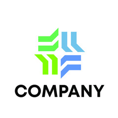 Fototapeta premium f logo