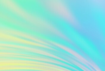 Obraz premium Light Blue, Green vector abstract blurred background.