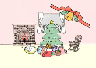 クリスマスイメージイラスト
