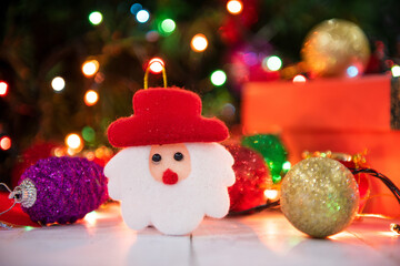 background Christmas light decorated,merry christmas